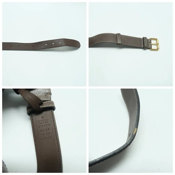 GUCCI Ophidia Brown Canvas Belt Bag 818-041725 - Picture 6 of 12